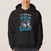 18 Wheeler for a Truck Driver Hoodie (Voorkant)