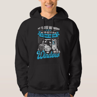 18 Wheeler for a Truck Driver Hoodie
