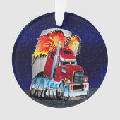 18 Wieler - Semi-aanhangwagen - Ornament vrachtwag (voorkant)