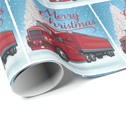 18 Wielwagen en grote wiel met kerst Cadeaupapier (Rol Hoek)