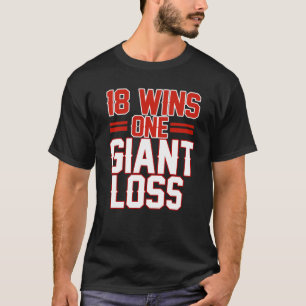 18 WINS 1 GIANT VERLIES NEW YORK FOOTBALL SHIRT 14