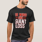 18 WINS 1 GIANT VERLIES NIEUW SHIRT VAN HET FOOTBA (Voorkant)