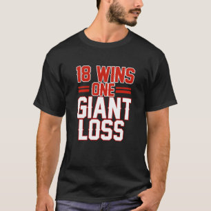 18 WINS 1 GIANT VERLIES NIEUW SHIRT VAN HET FOOTBA