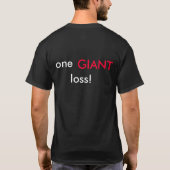 18 WINS 1 GIANT verlies T-shirt (Achterkant)