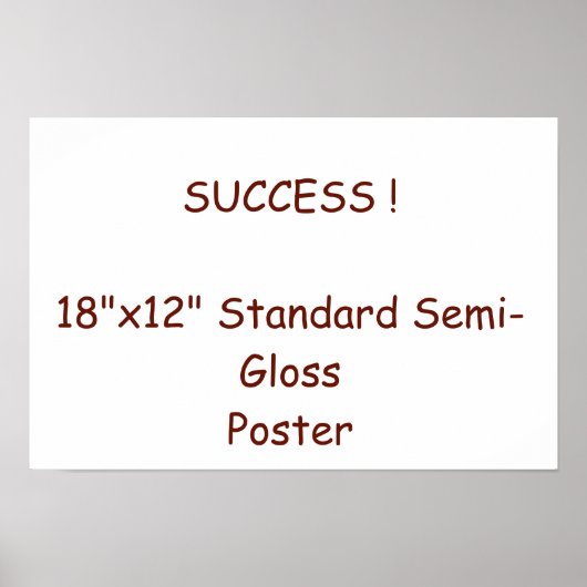 18"x12" Standaard Halfglans Poster (Voorkant)