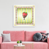 18"x18" CANVASAFDRUK CHOCOLADE STRAWBERRY Canvas Afdruk (Insitu (Woonkamer))