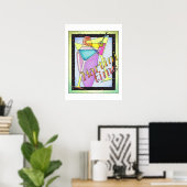 18"x24" POSTER - MARTINI TIJD, Cocktails (Thuiskantoor)