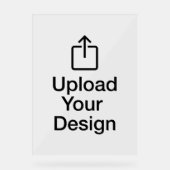 18" x 24" Acryl Teken, Upload uw ontwerp Bord (Voorkant)