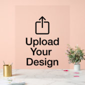 18" x 24" Acryl Teken, Upload uw ontwerp Bord (Huwelijk)