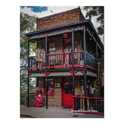 18 X 24 - House of Joy Jerome, AZ. Foto Afdruk (Voorkant)