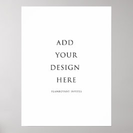 18 x 24 inch (45 x 61 cm) Signage/Poster Poster