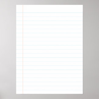 18 x 24 inch, groot notitieboek poster