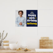 18 x 24-inch Happy Birthday elk jaar Poster papier (Keuken)