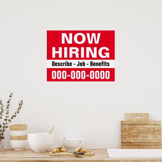 18 x 24-inch papier, nu bedrading en beschrijving, poster (Keuken)