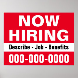 18 x 24-inch papier, nu bedrading en beschrijving, poster