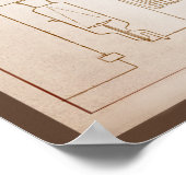 18 x 24-inch Tesla-Poster Poster (Hoek)