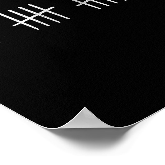 18 Years Old 18th Birthday Funny Gift Men Woman Hi Poster (Hoek)