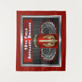 18de Brigade Veldartillerie (AIRBORNE) Wandkleed (Voorkant)