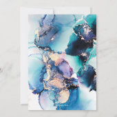 18e Abstracte Waterverf uitnodiging (Achterkant)