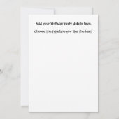 18e Birthday Blue Diamonds Squares Ver 51g Z151g Kaart (Achterkant)