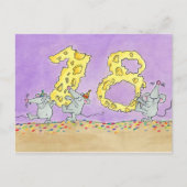 18E BIRTHDAY-briefkaart van Nicole Janes Briefkaart (Voorkant)