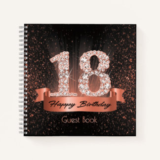 18e Birthday Guest Book Notitieboek