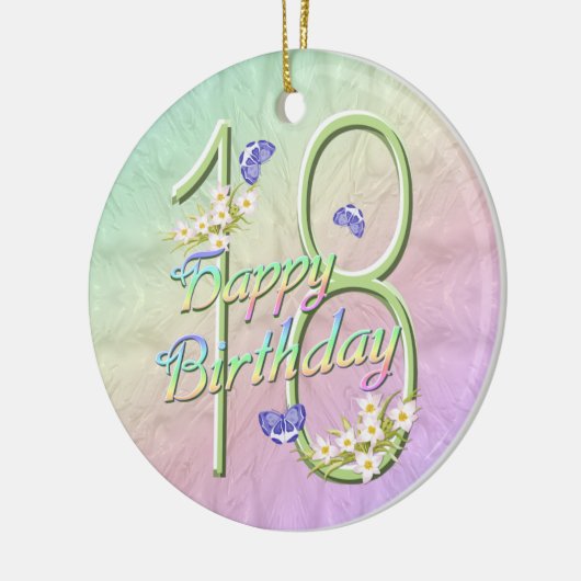 18e Birthday Rainbow Keepomwille Ornament (Links)