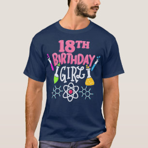 18e Birthday Science Biology Chemistry Party T-shirt