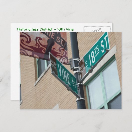 18e Briefkaart Vine Kansas (Voorkant / Achterkant)