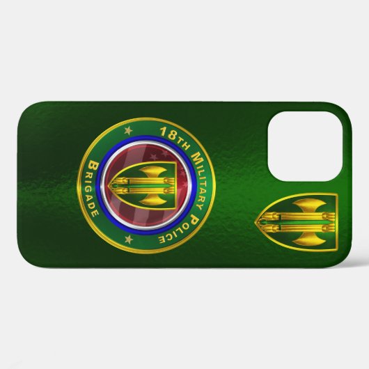 18e brigade van de militaire politie Gepersonalise Case-Mate iPhone Case (Achterkant (horizontaal))