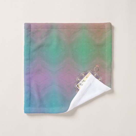 18e bruiloft Jubileum handdoek (Wasdoekje)