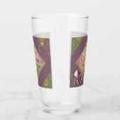 18e bruiloft Jubileum Porselein Graphics Glas (Links)