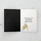 18e bruiloft-sparklers kaart (Binnen)