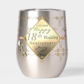 18e Cat's Eye bruiloft Jubileum (Achterkant)