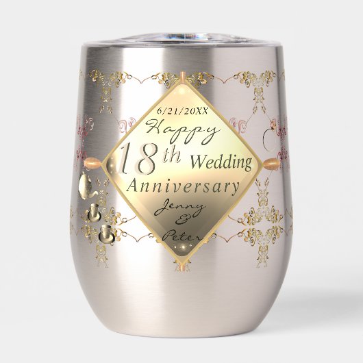 18e Cat's Eye bruiloft Jubileum (Voorkant)