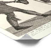 18e cent-satire over diplomatie Reactie onkroybaar Poster (Hoek)