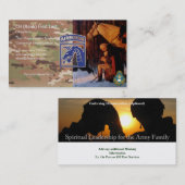 18e CORP Chaplain Visitekaartje GW Praying (Voorkant / Achterkant)