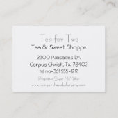 18e eeuw Cherub Rococo Visitekaartje (Achterkant)