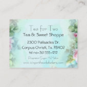 18e eeuw Cherub Rococo Visitekaartje (Achterkant)