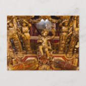 18e eeuw: detail van de coach. Museum van de Coche Briefkaart (Voorkant)