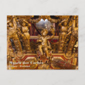 18e eeuw: detail van de coach. Museum van de Coche Briefkaart (Voorkant)