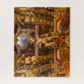 18e eeuw: detail van de coach. Museum van de Coche Legpuzzel (Verticaal)