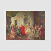 18e eeuw Elegant Verzamelmotief Decoupage Tissuepapier (Voorkant)