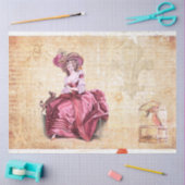 18e eeuw Ephemera Frans Tissuepapier (Craft)