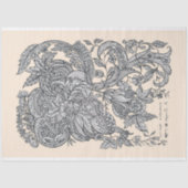 18e eeuw Fabric-ontwerp Tissuepapier (Voorkant)