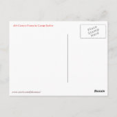 18e eeuw Franse Mode door George Barbier Briefkaart (Achterkant)