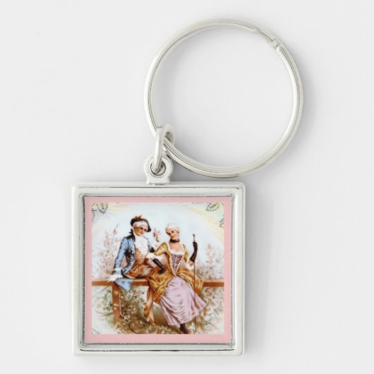 18e eeuw Franse Romance Sleutelhanger (Voorkant)
