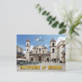 18e eeuw Havana Cathedraal, Havana, Cuba Briefkaart (Staand voorkant)