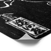 18e eeuw Japanse kunst Poster (Hoek)