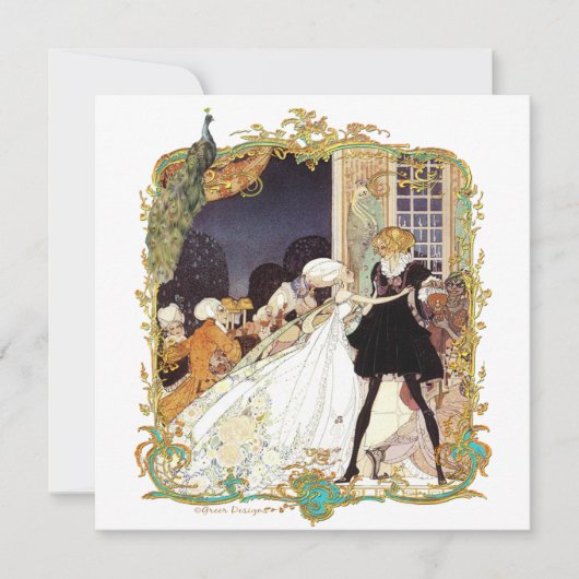 18e eeuw Kostume Uitnodiging (Voorkant)